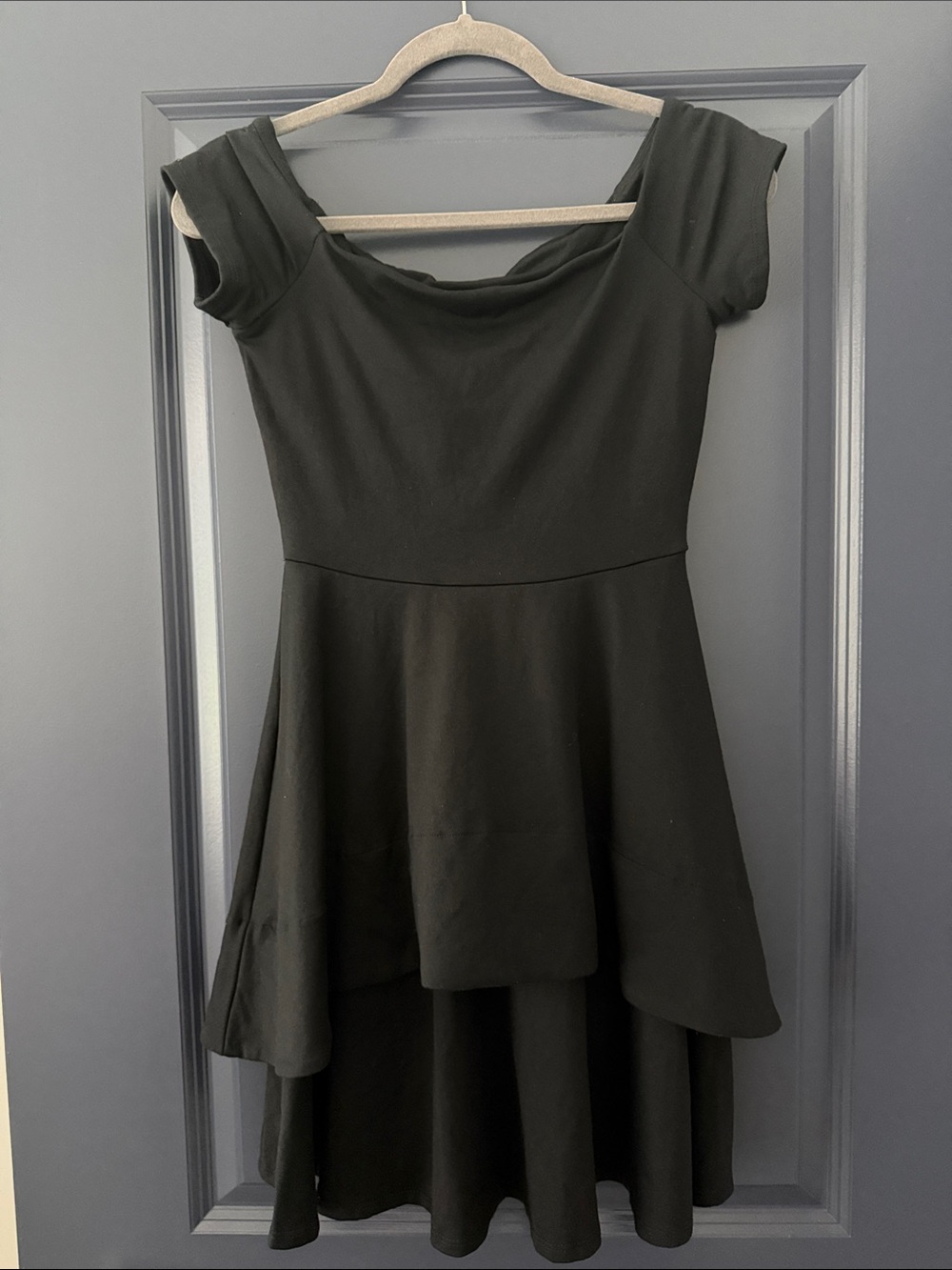SUSANA MONACO black ruffle dress